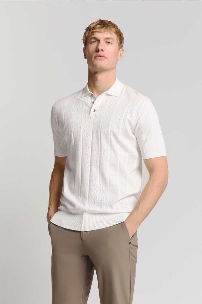 POLO MET KORTE MOUWEN 28240450 011 OFFWHITE